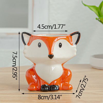 Home Decor Cartoon Flower Pot Simplicity Cute Cartoon Succulent Flower Pot Home Gardening Succulent Potted Plants Pots: 1