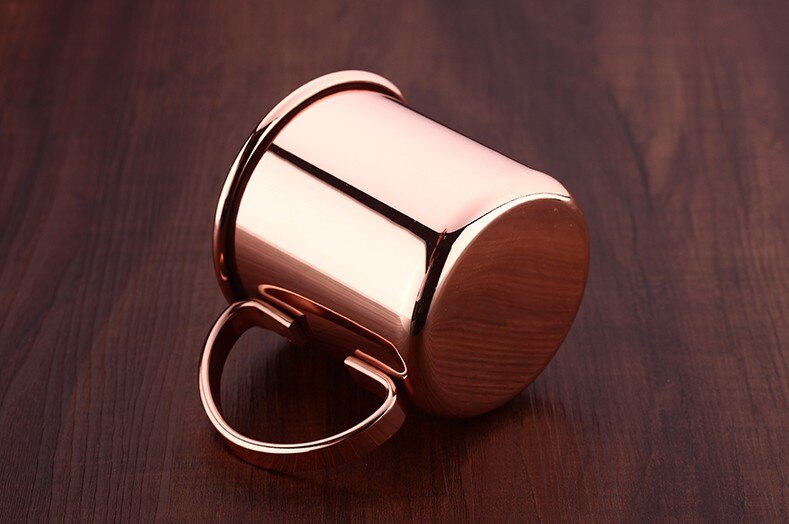 Copper Mug Cup Durable Copper Beer Mugs Coffee Mug Milk Cup For Bar Drinkwares Kitchen Cocktail Whiskey Glass Drinkware