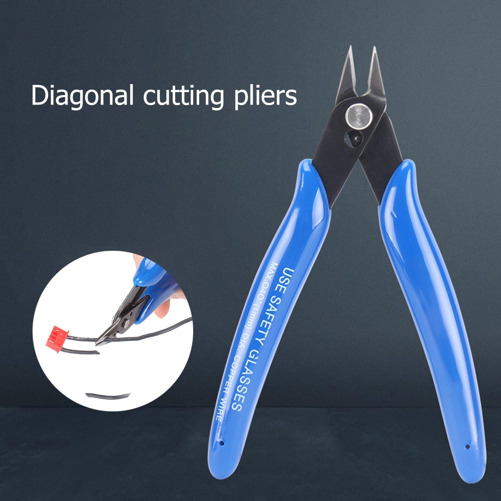 Insulated Handle Wire Plier Model Piler Anti-Slip Practical Wire Cable Cutter Cutting Side Snips Flush Gadget Hand Tool