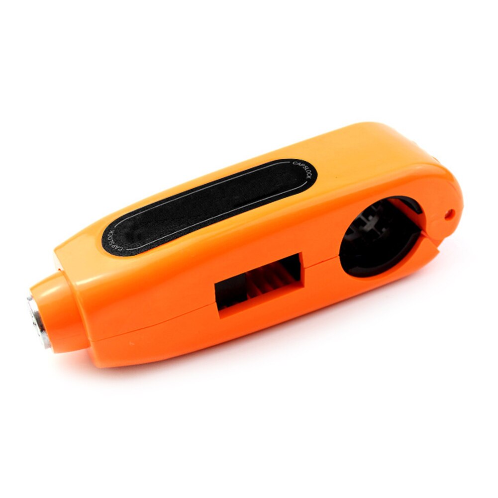 Draagbare Praktische Multi-Functionele Duurzame Motorfiets Rem Gaspedaal Grip Scooter Stuur Anti Diefstal Bescherming Sloten: Oranje