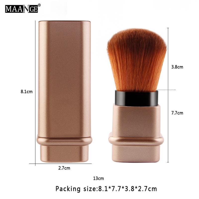Retractable Single Makeup Brush Upscale Makeup Brush Makeup Tools Kabuki Loose Powder Blush Brush