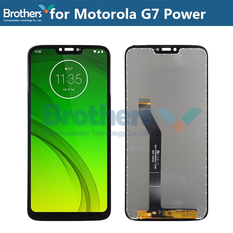 LCD Display For Motorola Moto G7 Power LCD Screen for Moto G7 Power LCD Assembly Touch Screen Digitizer Phone Replacement Test: LCD no Tools