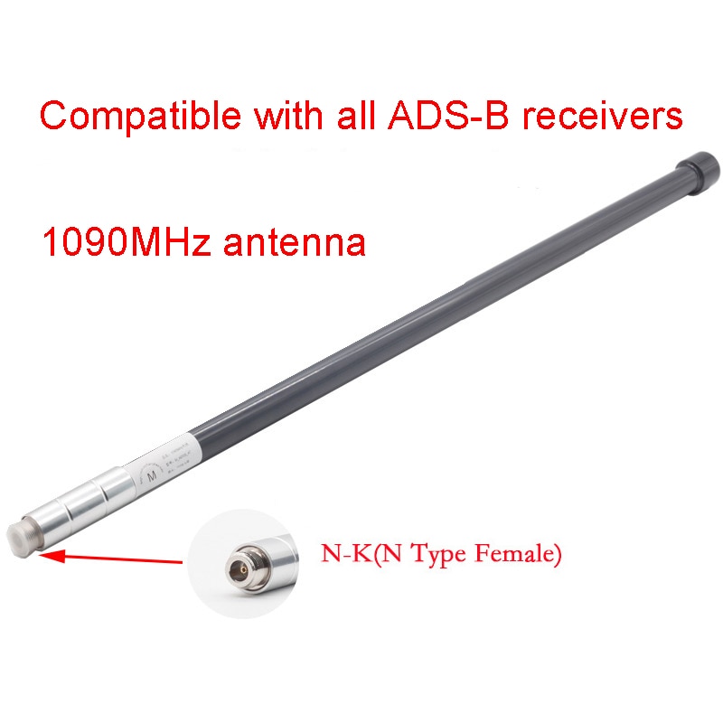 Antenne MHP M_ADSB_AT 1090MHz pour FlightAware/Compatible avec tous les récepteurs ADS-B H191