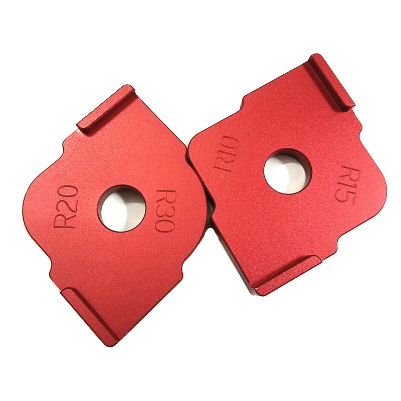 1set Wood Panel Radius Quick-Jig Router Table Bits Jig Corner Templates Kit: R10R15R20R30