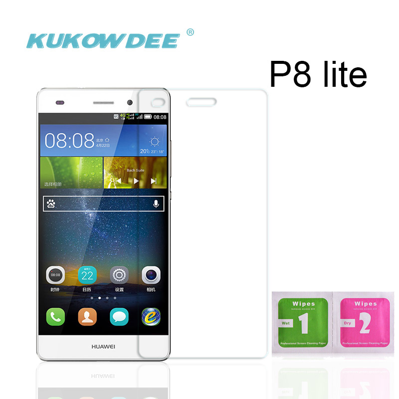 2 uds de vidrio templado para el Huawei P8 Lite P9 P10 más Honor 9 hoja protectora pantalla película Honor 7 4C 4X6