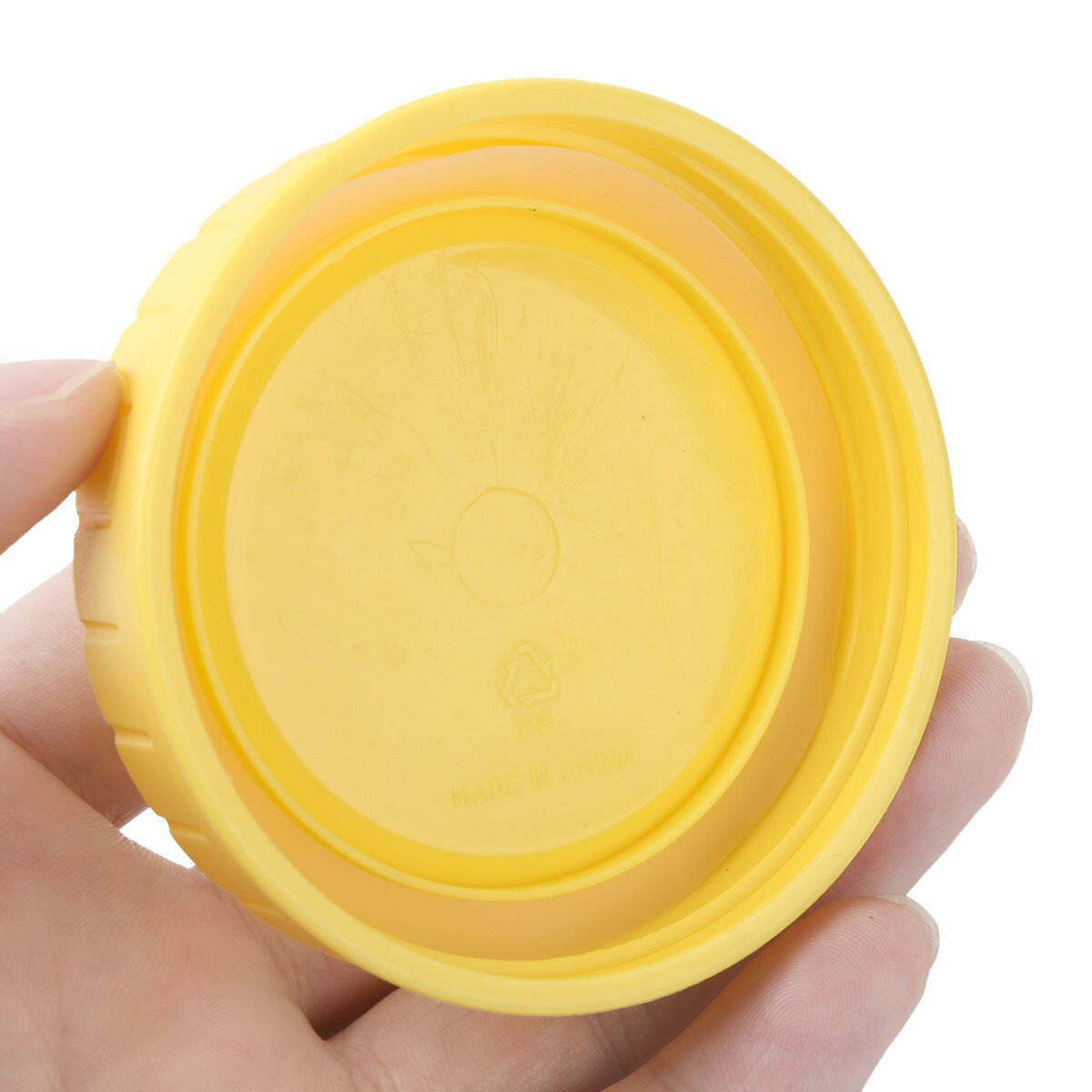 US STOCK 4Pcs 70mm Mason Jar Lids Plastic Leakproof Replacement Caps Lids Silicone Sealing O Rings Canning Drinking Jars Lids