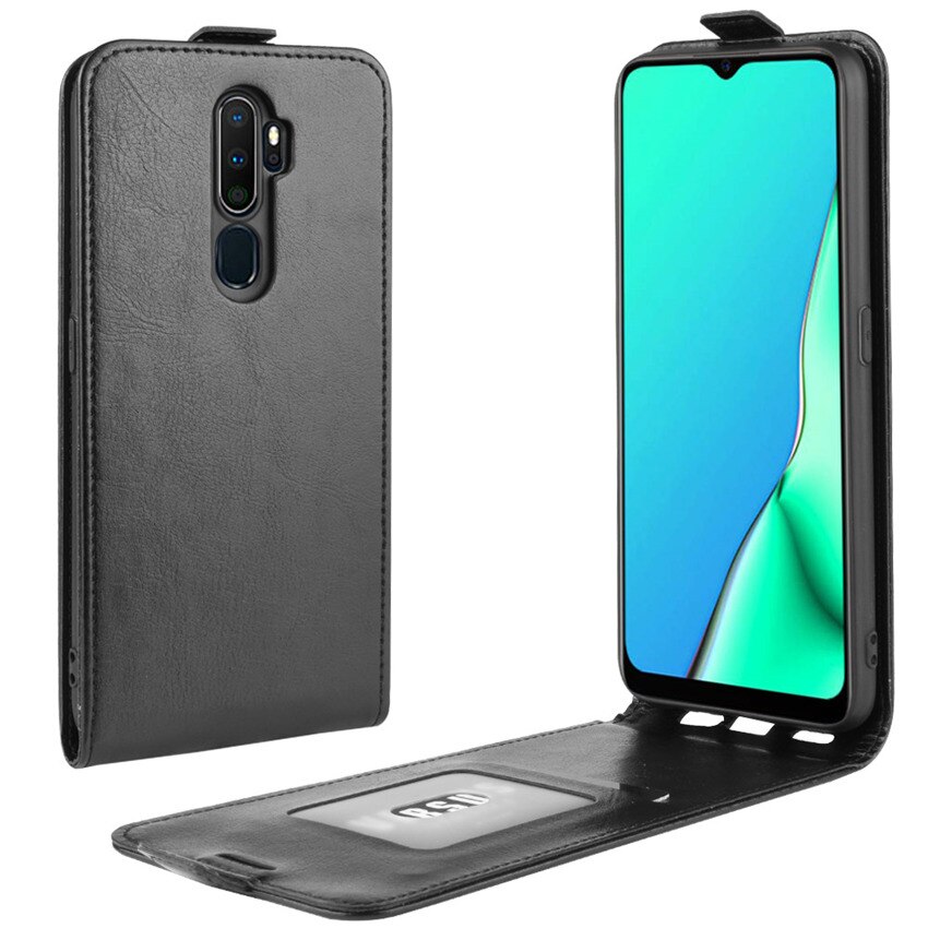 For OPPO A5 Case Cover Flip Leather Case For OPPO A5 A9 Vertical Cover Wallet Leather Case
