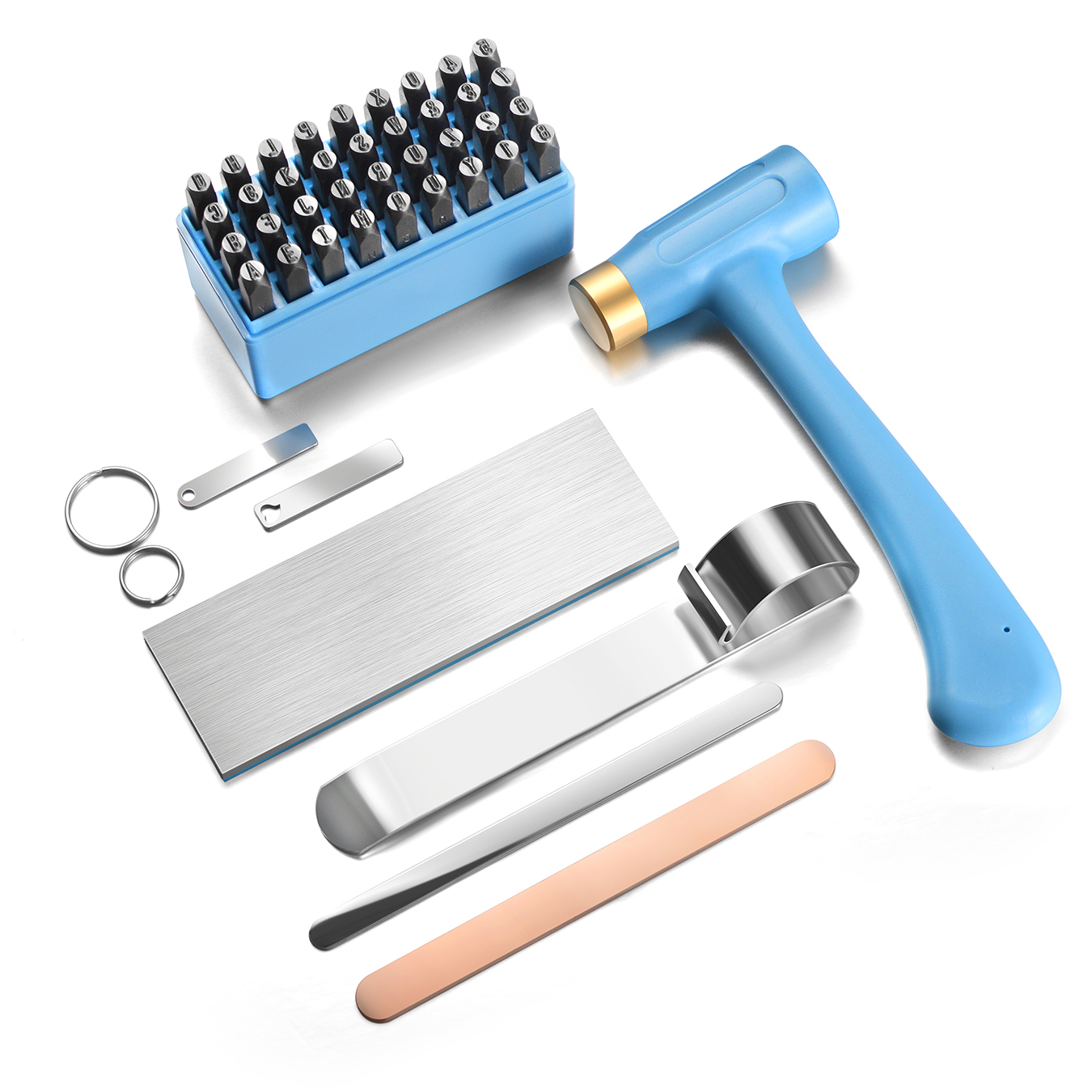 4 größen daumenschonendes stempelset zubehör schablone finger tragbar mini bastelschmuck werkzeugset stanzenset handarbeit