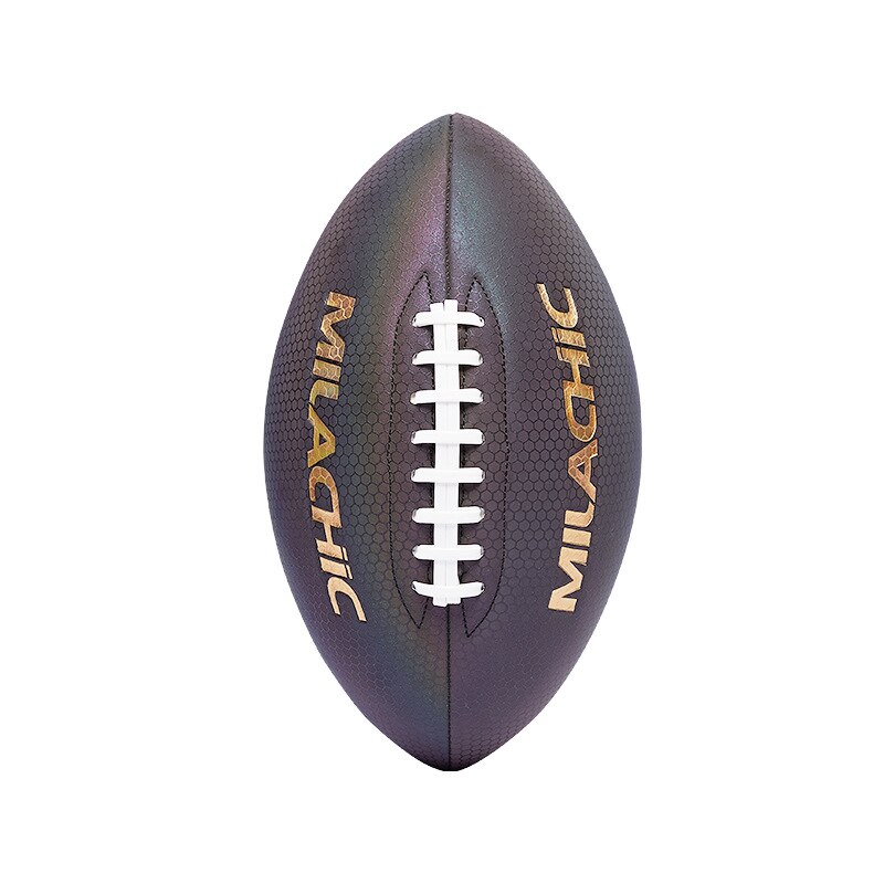 Balón de Rugby de fútbol americano, resistencia, tamaño 9/6 /3, fútbol americano, equipo de práctica de entrenamiento, deportes, Rugby, luminoso, reflectante