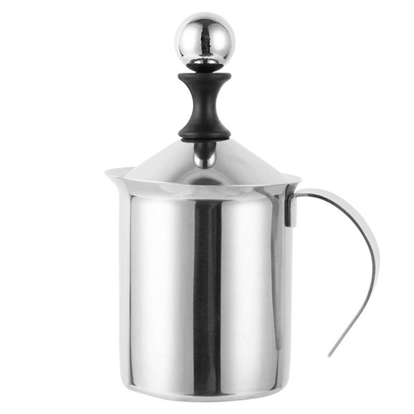 800Ml Handmatige Melkopschuimer Rvs Cappuccino Melk Creamer Schuim Mesh Koffie Foamer Creamer Keuken Applicance