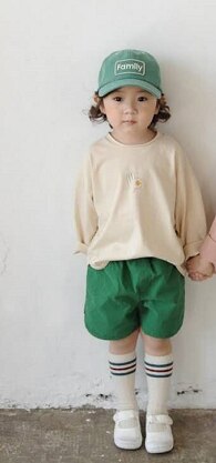 Herfst Product Koreaanse Versie Van Ok Bedrukt Katoen Kinderen Lange Mouwen T-shirt Meisjes Dieptepunt Vrouwelijke Baby: Beige / 90cm