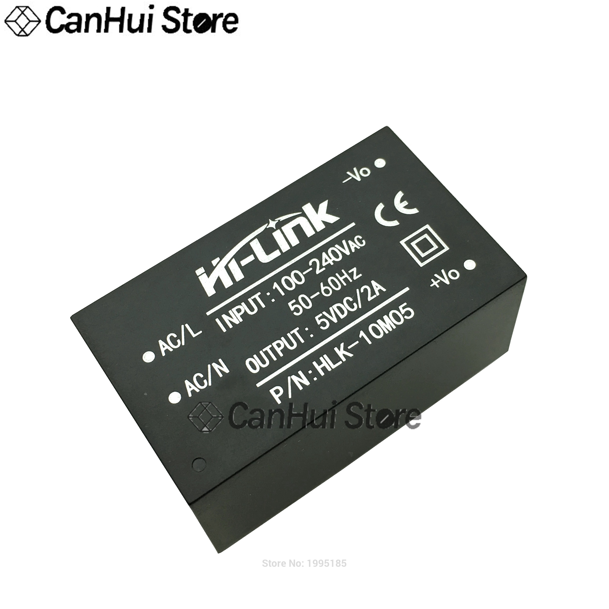 HLK-10M05 10M03/09/12/15/24 AC-DC 220V to 3.3V/5V/9V/12V/15V/24V Intelligent Household Mini Isolation Switch Power Supply Module