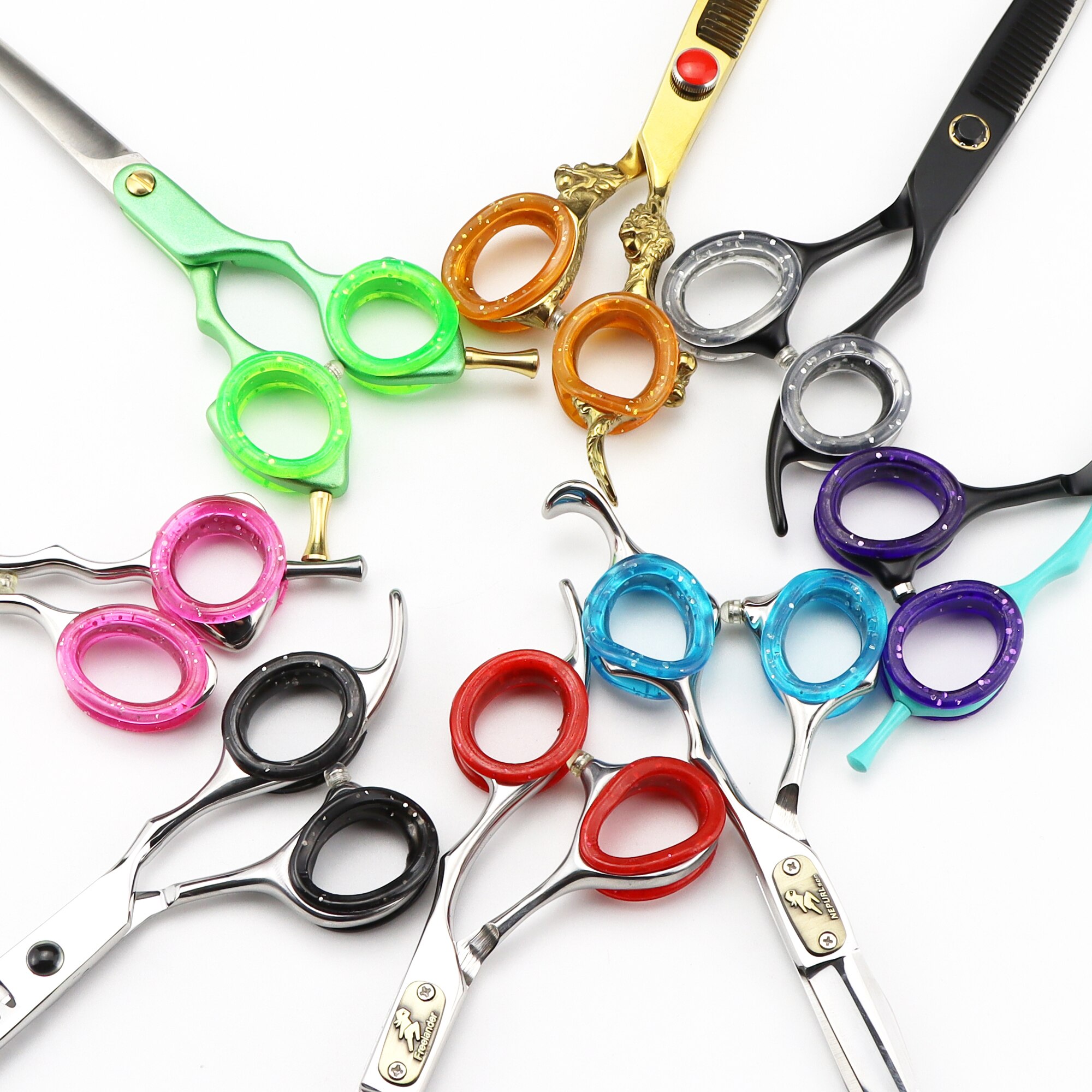Silicone hair scissors, soft silica gel scissors for any scissors, accessories to hold