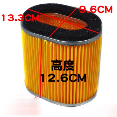 Filtro de aire A492 para motocicleta y triciclo, conjunto de cartucho con núcleo de papel, manguera, caja de aire, limpiador de admisión, 150, 200: Air Filter