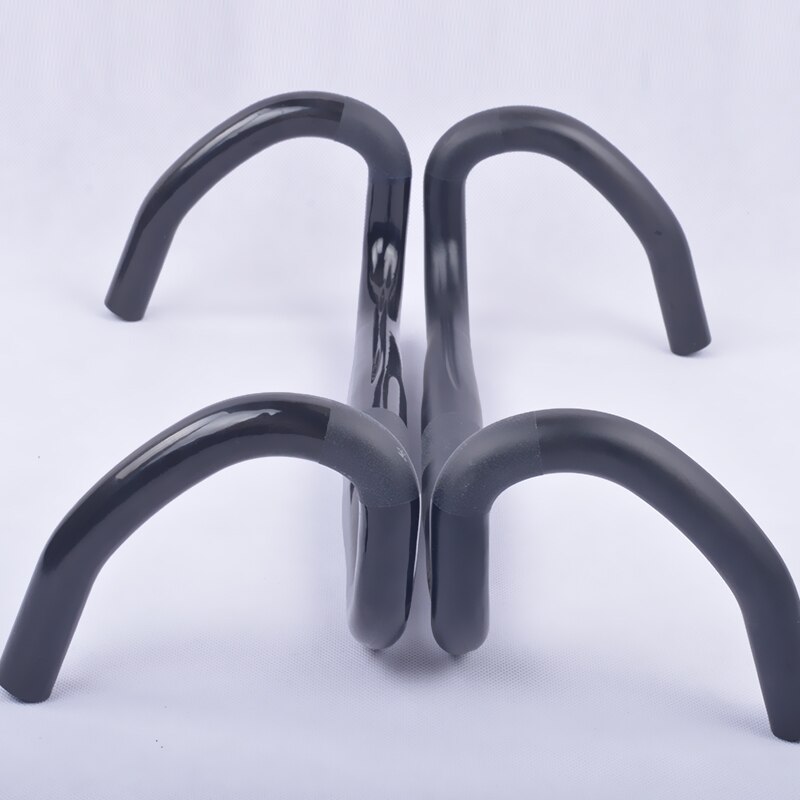 Carbomania full carbon racefiets stuur mat glossy fietsstuur carbon gebogen bar 400mm-460mm 197g fietsonderdelen