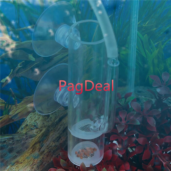 Aquarium Pneumatic Fish Hatchery Glass Incubator Breeding Cherry Shrimp Breeder Cichlids Egg Tumbler Hatching Brine Hatcher