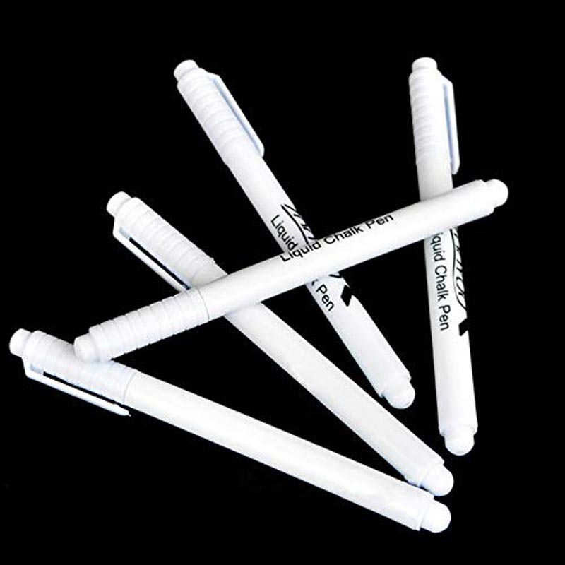 1 Pcs White Liquid Chalk Pen Marker Glass Windows Chalkboard Blackboard Liquid Ink Pen Used on Chalkboard Window White Pen