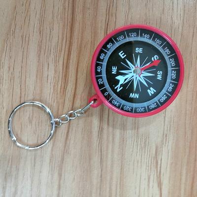 Creativa brújula llavero juguetes para niños exploración brújula exterior para hombres juguete práctico de Física Juguetes de explorador: red