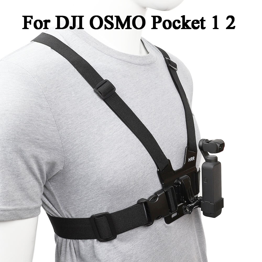Borst Mount Harness Chesty Riem Voor Dji Osmo Pocket 1 2 Gimbal Stabilizer Camera Met Adapter Houder Case Accessoire