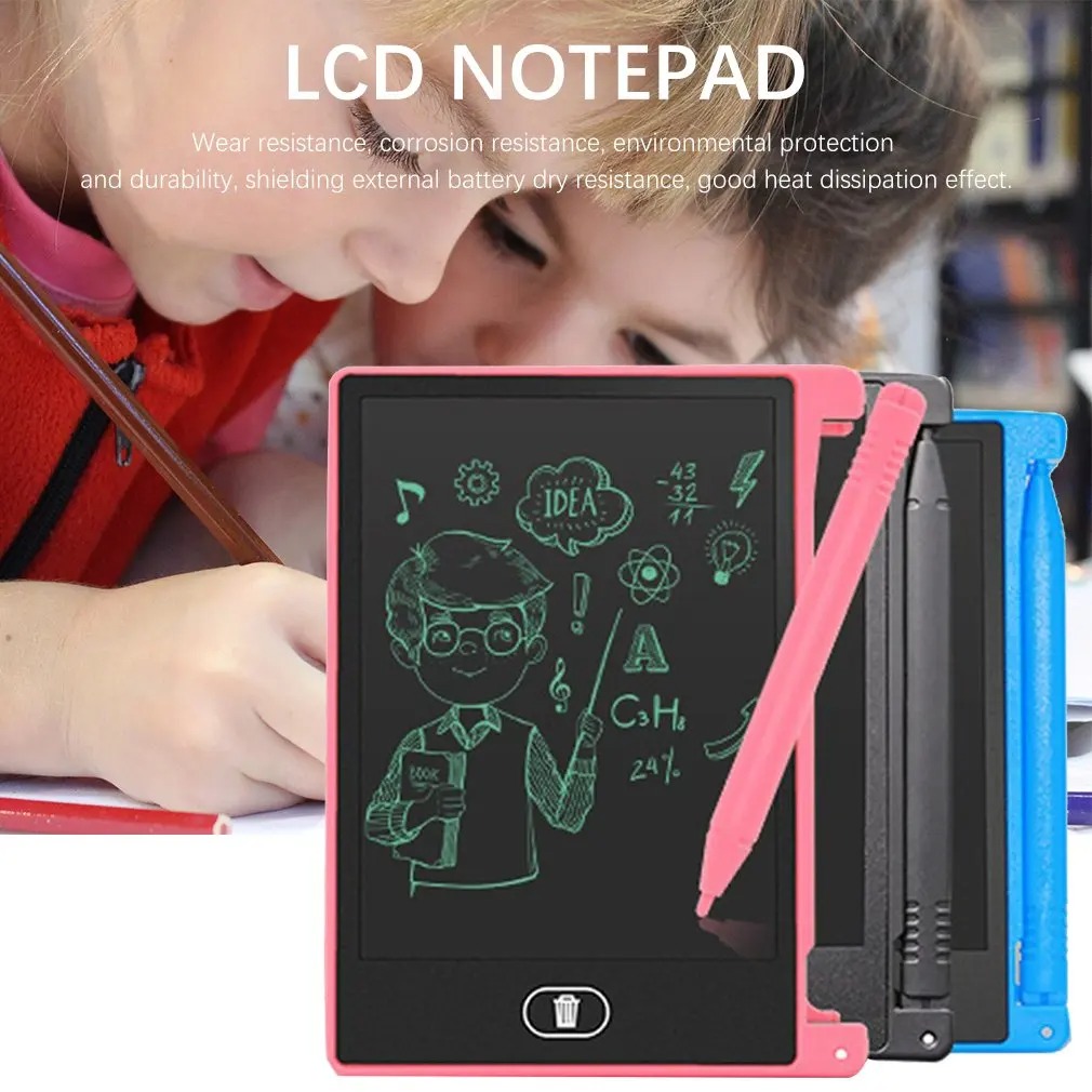 4.5 polegada lcd escrita tablet prancheta crianças graffiti sketchpad brinquedos escrita quadro negro magia prancheta brinquedo presente