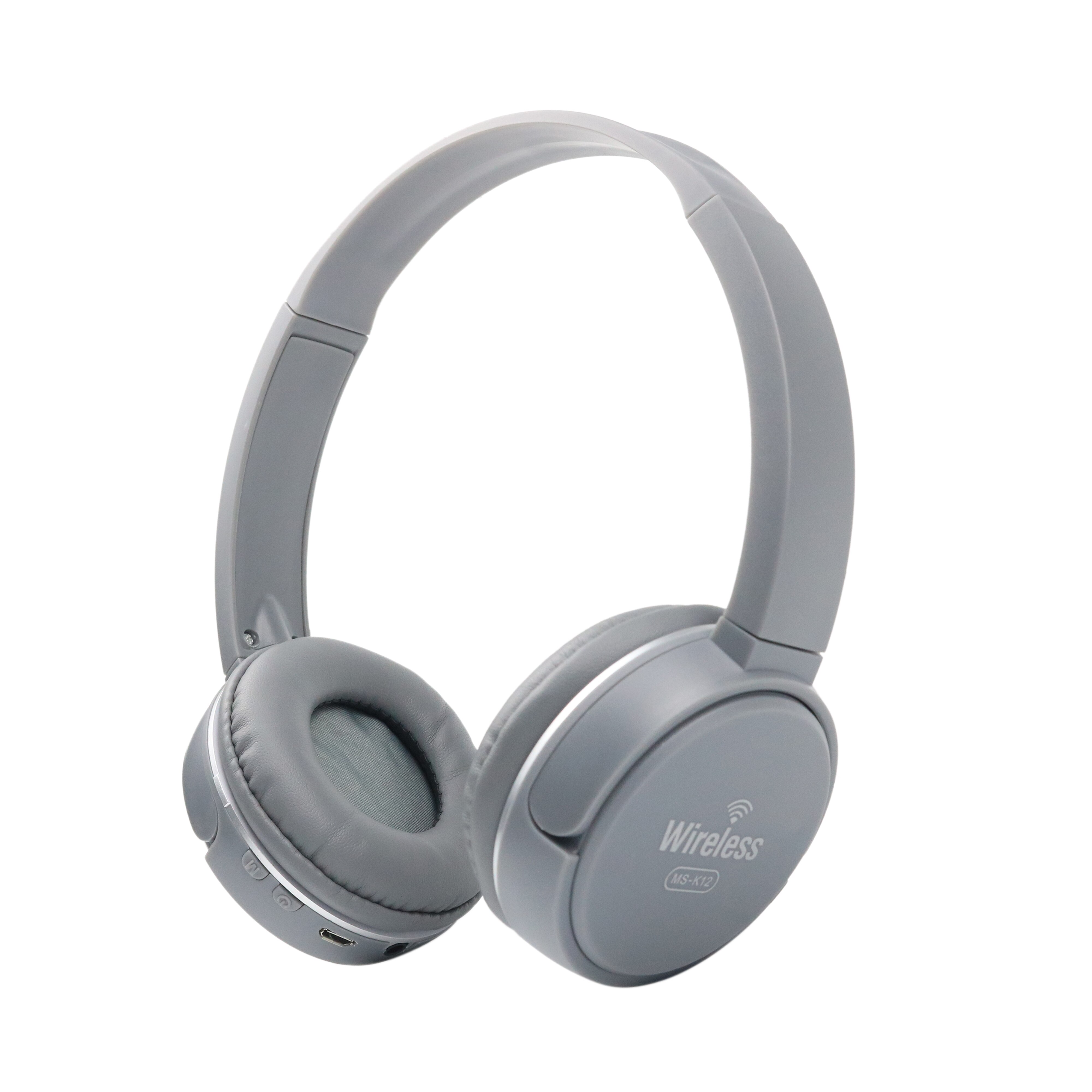 PHOMAX Wireless Headphones Bluetooth Headset Earphone Deep Bass Headphones With Mic TF Card For Ipad Mobile Phone: Grey