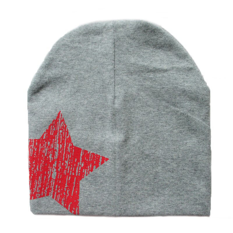 Bonnet d'hiver en coton chaud pour bébé garçon, bonnet, écharpe, bonnet, motif étoile: Gris