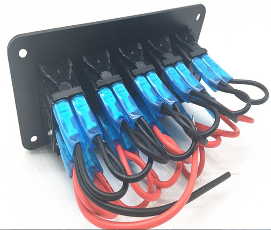 5 bande vandtæt marine båd switch panel til bil båd marine
