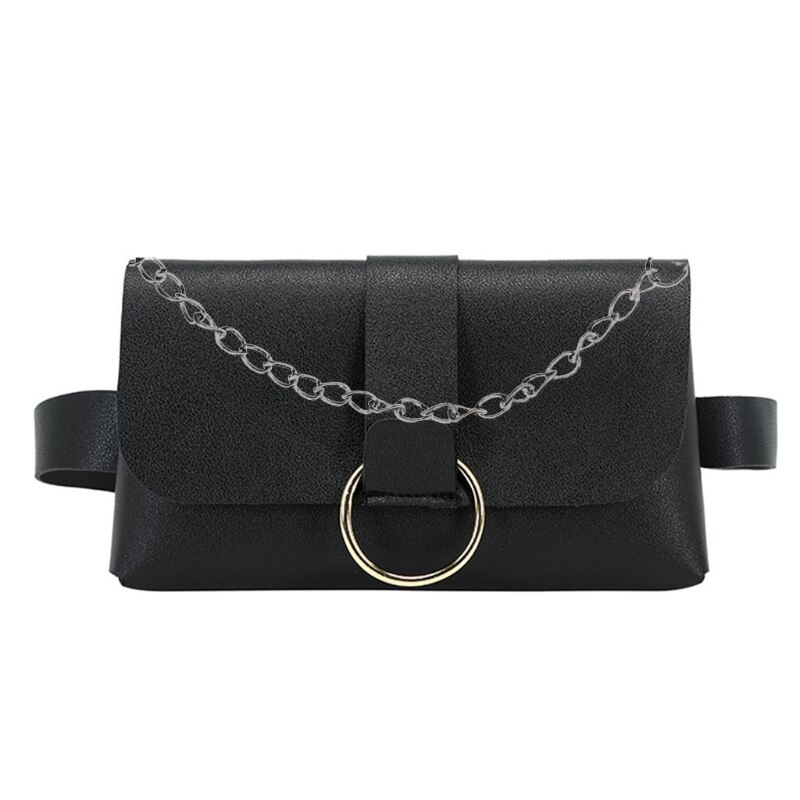 Vrouwen Mini Envelop Taille Tas Pu Lederen Clutch Mobiele Telefoon Portemonnee Borst Zakken Y1AC