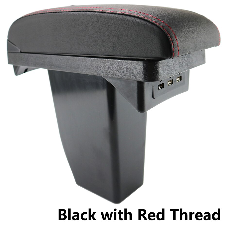 Konsole Für Peugeot Neue Lagerung Kasten Center Arm Rest Modifikation: rot Faden
