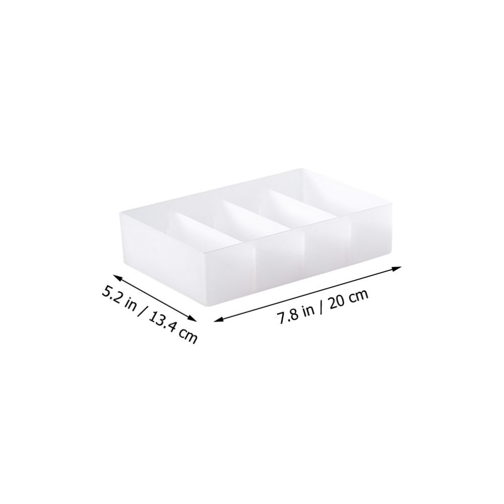 2pcs Desk Drawer Organizer Trays Compartment Storage Box Make-up Organizer