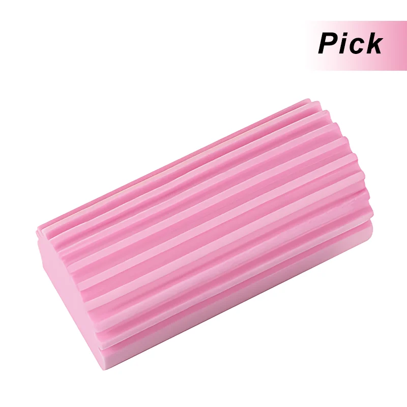 Esponjas de limpieza de polvo, esponja Pva, esponja de limpieza con absorción de agua, esponjas de limpieza para el hogar y el coche, algodón de fricción, 1/3/6 Uds.: Verde militar