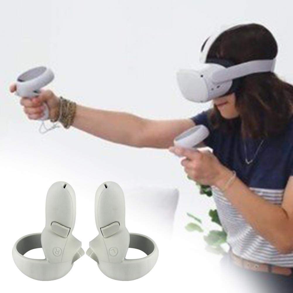 Schutzhülle für vr-zubehör, silikon-controller-griffschutzhülle für ols quest 2 (komplett 2