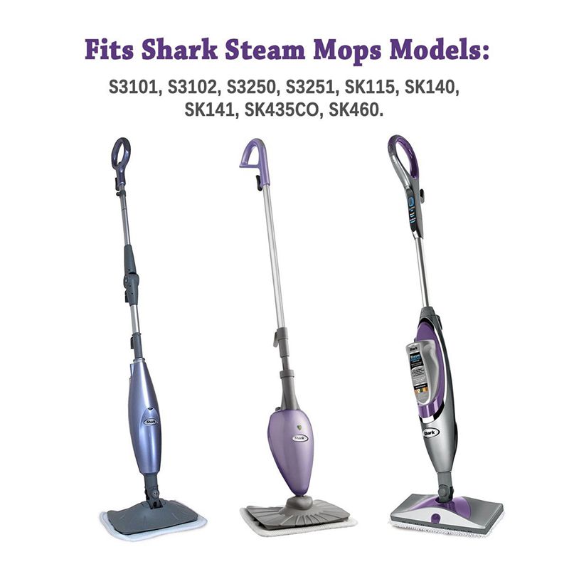 4 Pack Wasbare Cleaning Pads Vervanging Voor Shark Steam & Spray Mop SK410 SK435CO SK460 SK140 SK141 SK115 S3101 S3102 s3250 S3