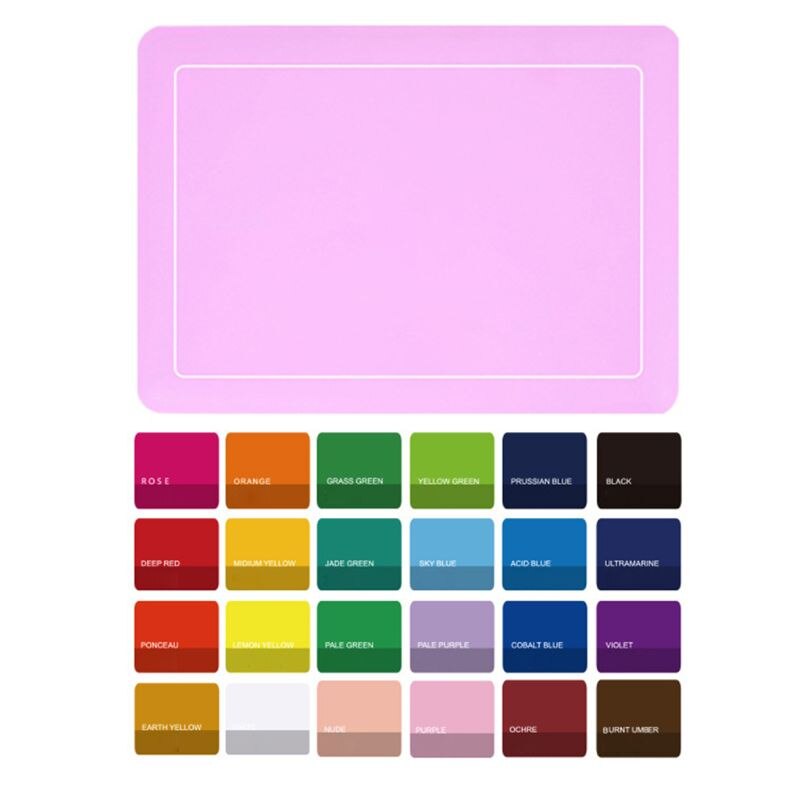 18/24 farver gouache maling sæt med palet 30ml akvarel til kunstnerstuderende giftfri: F