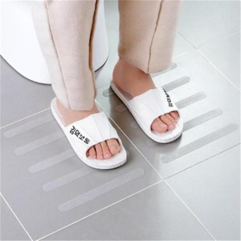 Tiras antideslizantes de 24 uds, pegatinas de ducha transparentes de seguridad para baño, antipegatinas para bañeras, duchas, escaleras (2cm X 20cm)