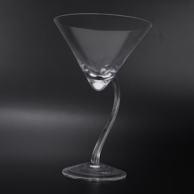 Curved Cocktail Glass Personality Glass Couple Cup Set Champagne Glass Wine Glass