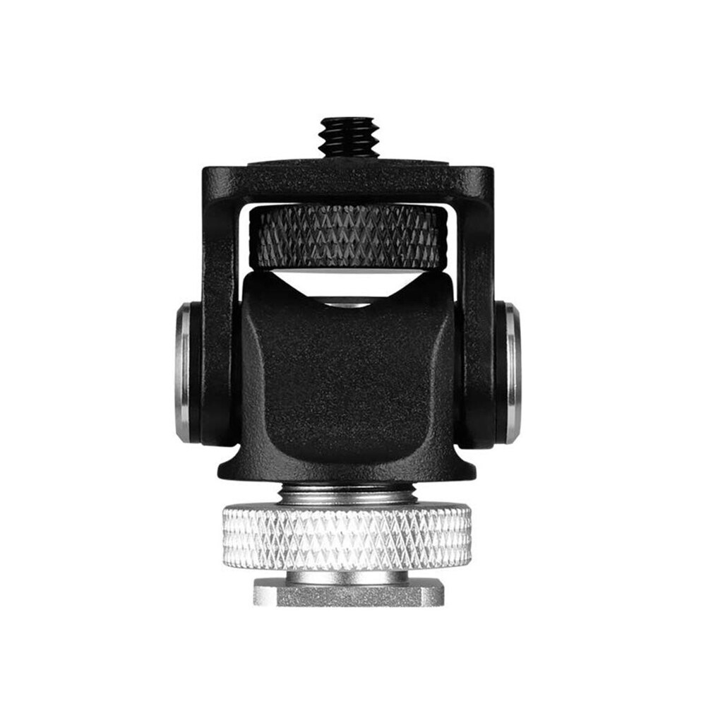 Monitor Halter Halterung auf Kamera Pan 360 Grad Tilt 180 Grad mit Kalten Schuh Montieren und 1/4'' Montieren Stativ Kopf
