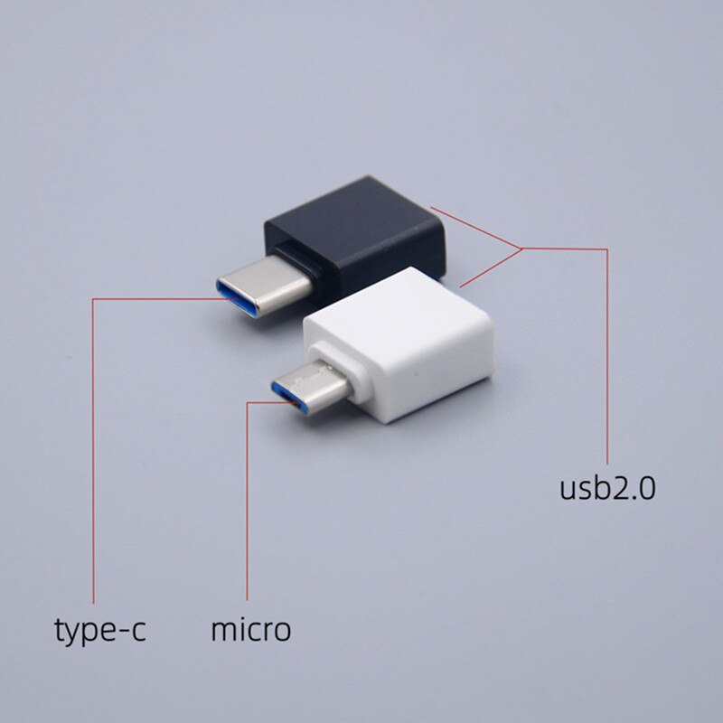 5PCS Universal Usb To Type C Adapter For Android Mobile Mini Type-C smartphone USB Connectors OTG Converter female