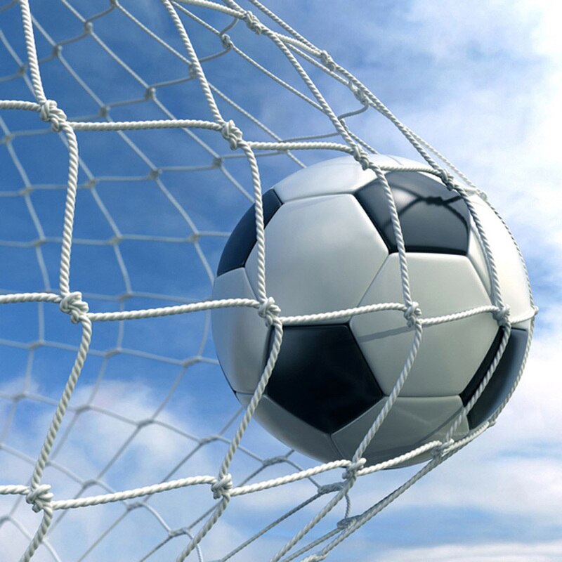 Fotbollsnät i full storlek för fotbollsmål efter junior sportträningsnät utomhus lag sportspel fotbollstillbehör