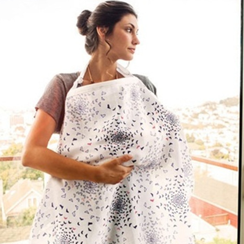 Udder Covers Borstvoeding Verpleging Cover Privacy Babyvoeding Schort Katoen Kind Ademend Doek Babyfoon Hals Cover