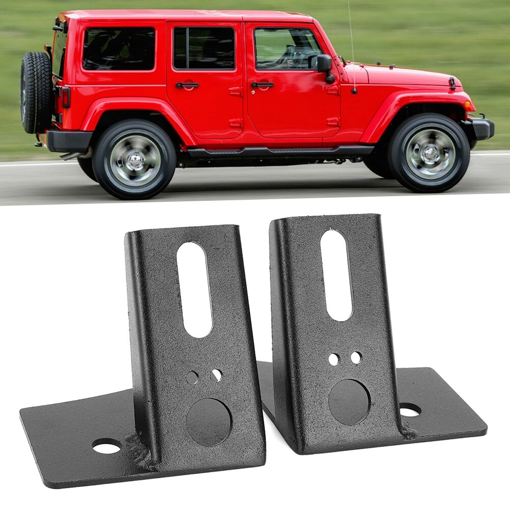 Metal Car Spotlight Holder A-Pillar Bracket Fits for Jeep Wrangler JK 2007 motocicleta faro delantero de moto
