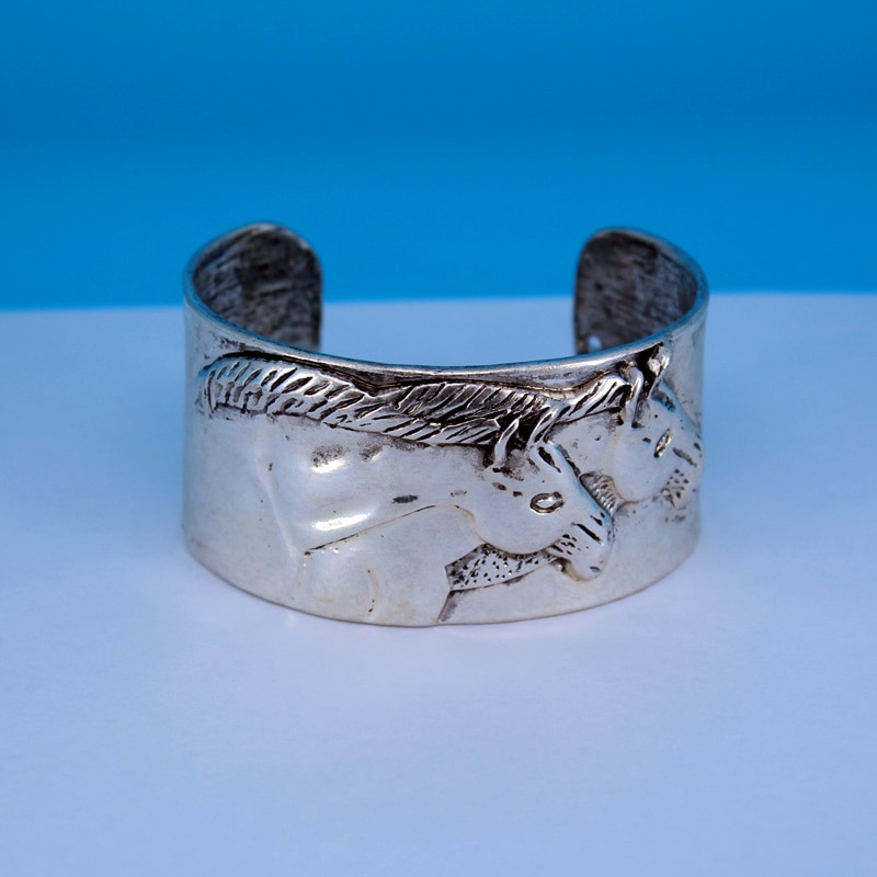 Hzew três projetos cavalo pulseiras dois amor cavalo bangle cuty cavalo pulseiras presente