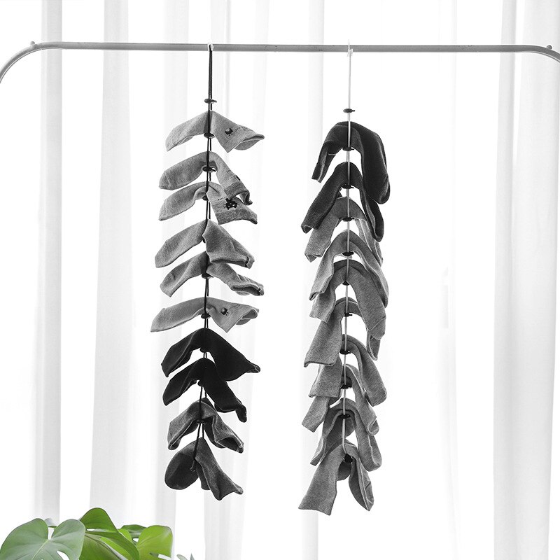 Multifunctionele sokken ophangkoord multifunctionele wasmand wassokken sokken droogrek waslijn