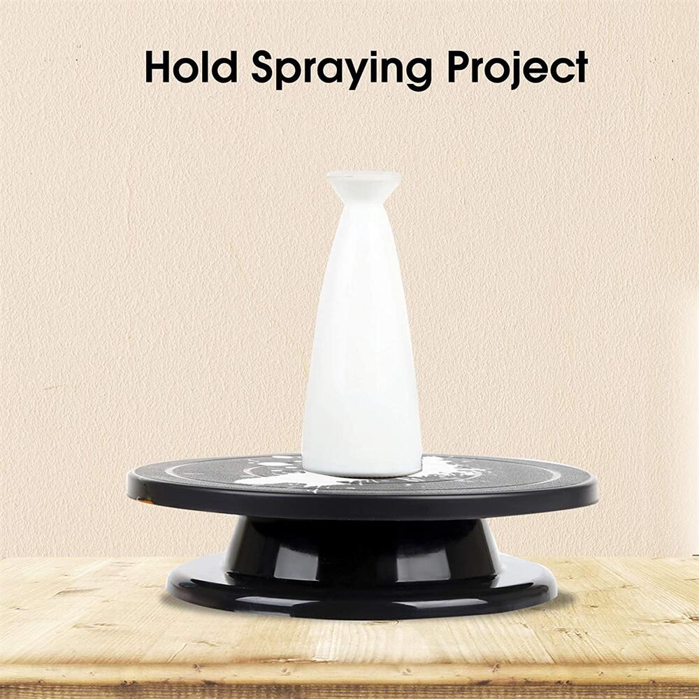 11Inch Plastic Revolving Cake Decorating Stand Cake Icing Turntable/Spinner Rotate Turntable Banding Wheel Paint 0817