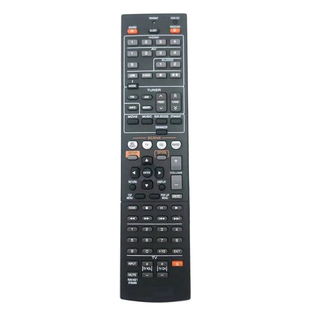 RAV491 ZF30320 Remote control For YAMAHA RAV494 HTR-4066 RX-V475 AV Receiver Radio RX-V375 ,RAV521 For RXV377 RXV377BL