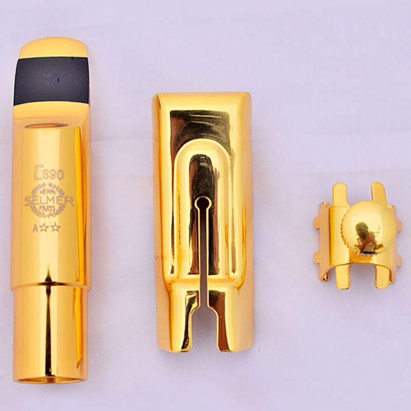 Tenor Soprano Alto Saxophone Metal Mouthpiece S90 Gold Plating Sax Mouth Pieces Accessories Size 56789