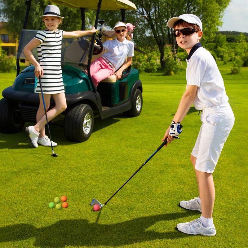 Golfbälle für Höhle Hinterhof, 12 x Golfbälle, farbige Golfspielbälle, Golf-Doppeldeckball, doppelschichtiger Golfball, professionell hoch