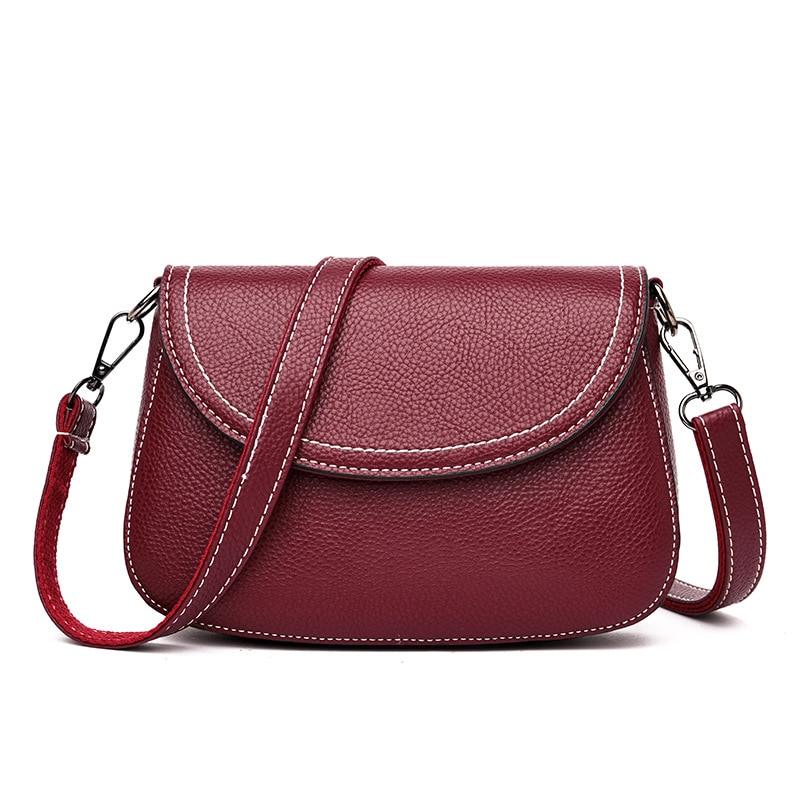 de bolsos cruzados para mujer, bandolera de para mujer, bolso de hombro, Bolso pequeño de piel sintética de famoso, bolso de mano: Wine red