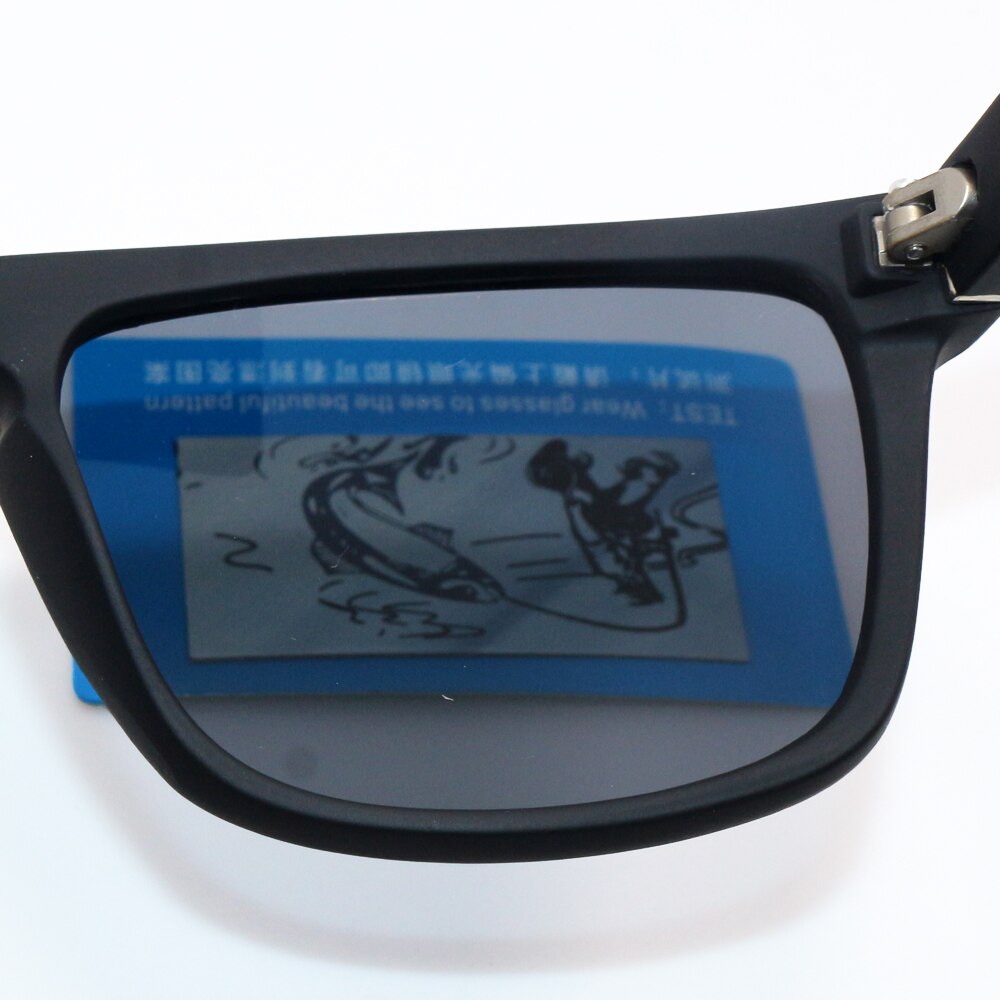 Quisviker polariserede solbriller mænd campingfiskebriller  uv400 beskyttelse cykelbriller  tr90 ramme sportsvandring briller
