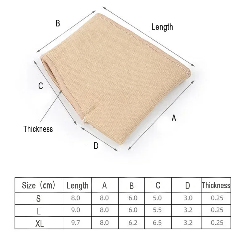 1 Paar Silikon-Mittelfuß-Ärmelpolster, halbe Zehen, Bunion-Sohle, Vorfuß-Gel-Pads, Kissen, halbe Socke, verhindert Schwielen, Blasen